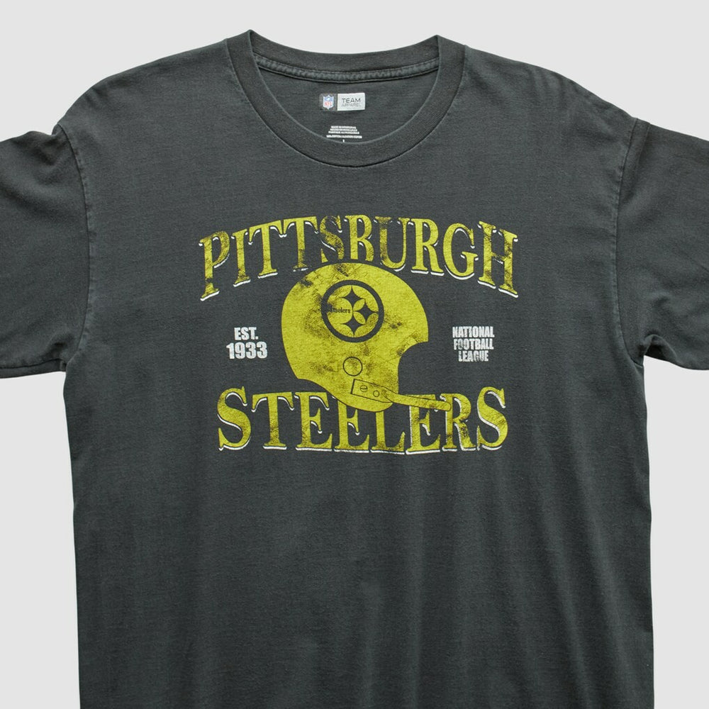 Pittsburgh Steelers NFL 2010s Long Sleeve T-shirt - Charcoal T-shirts