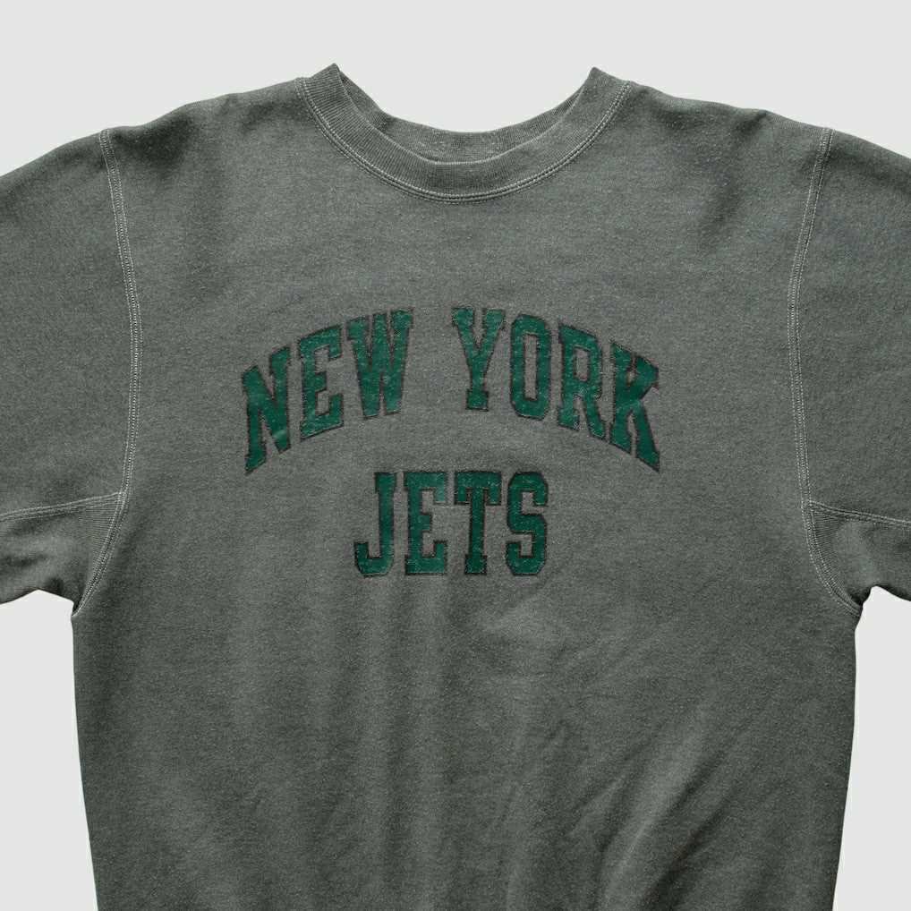 New York Jets Champion 2000s Pullover Sweatshirt - Charcoal Pullover