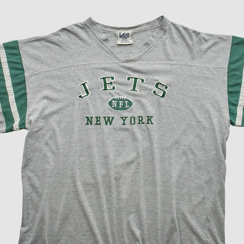 New York Jets Lee Sport 90s T-shirt - Gray T-shirts