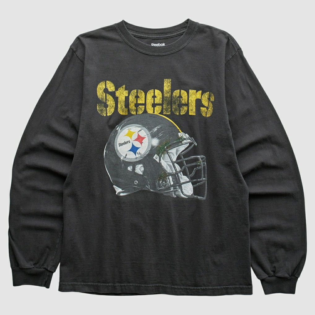 Pittsburgh Steelers Reebok 2010s Long Sleeve T-shirt - Black T-shirts