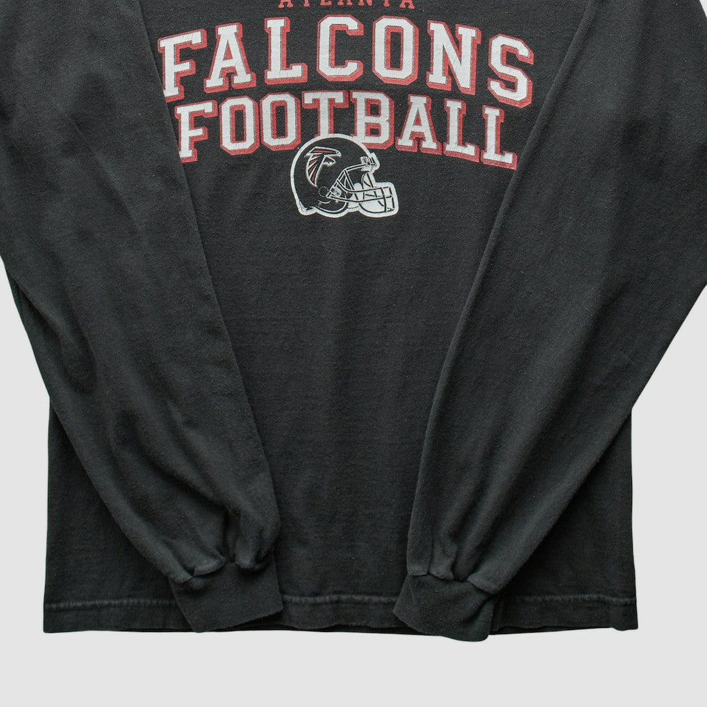 Atlanta Falcons Reebok 2000s Long Sleeve T-shirt - Black T-shirts