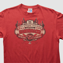 Arizona Diamondbacks Majestic 2012 T-shirt - Red - Vintage T-shirts