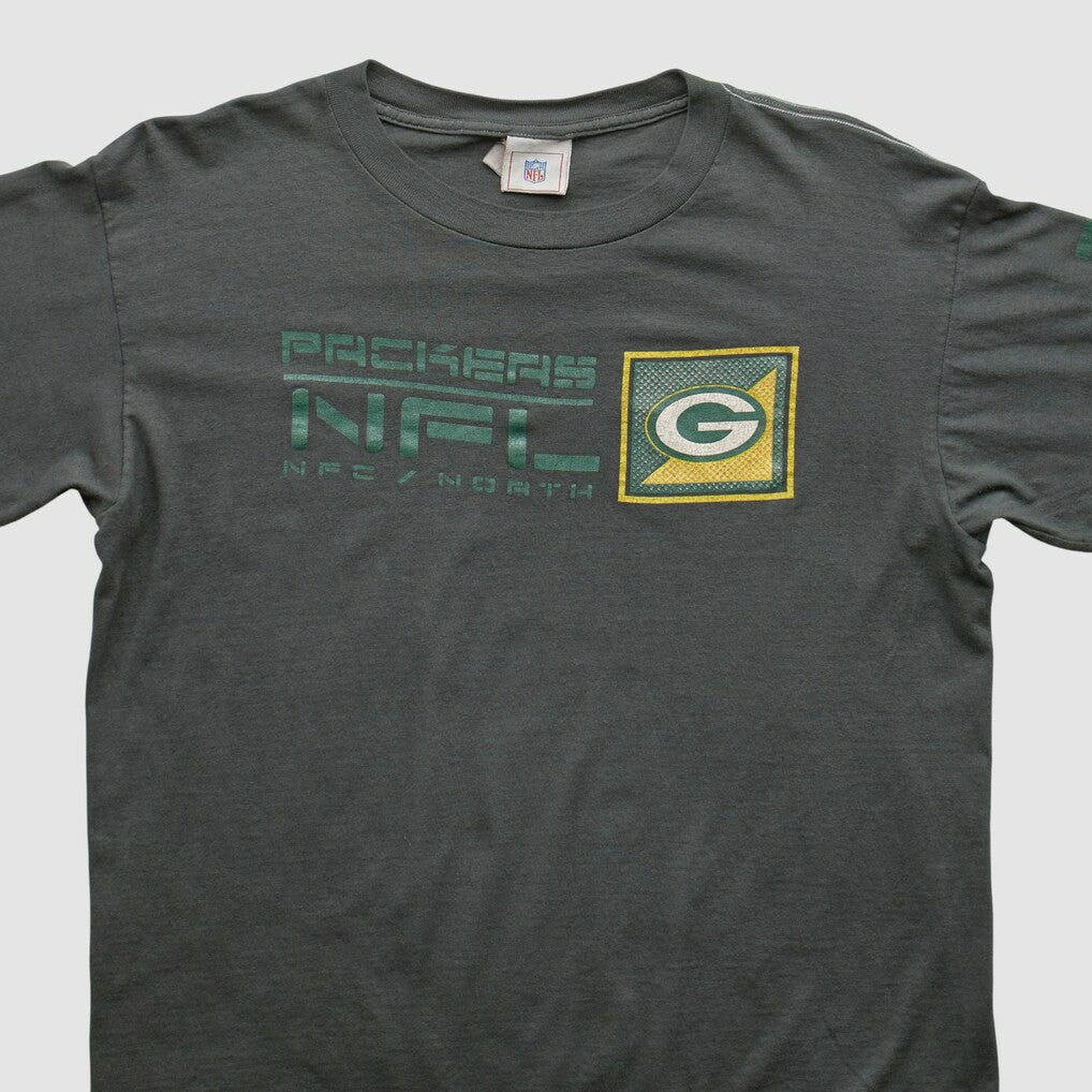Green Bay Packers NFL 2000s Long Sleeve T-shirt - Charcoal T-shirts