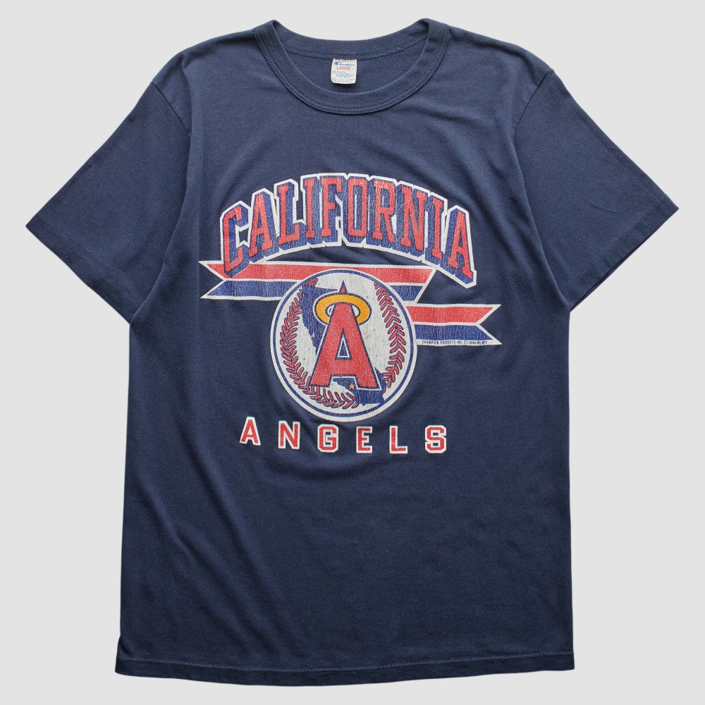 Los Angeles Angels Champion 90s T-shirt - Navy - Vintage T-shirts