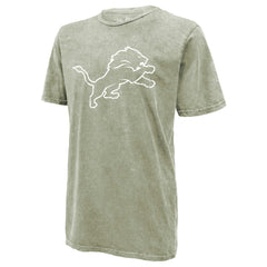 Jahmyr Gibbs Detroit Lions Majestic Threads Mineral Wash Name & Number T-Shirt - Moss Green T-shirts