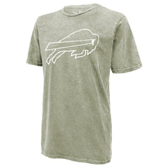 Josh Allen Buffalo Bills Majestic Threads Mineral Wash Name & Number T-Shirt - Moss Green T-shirts