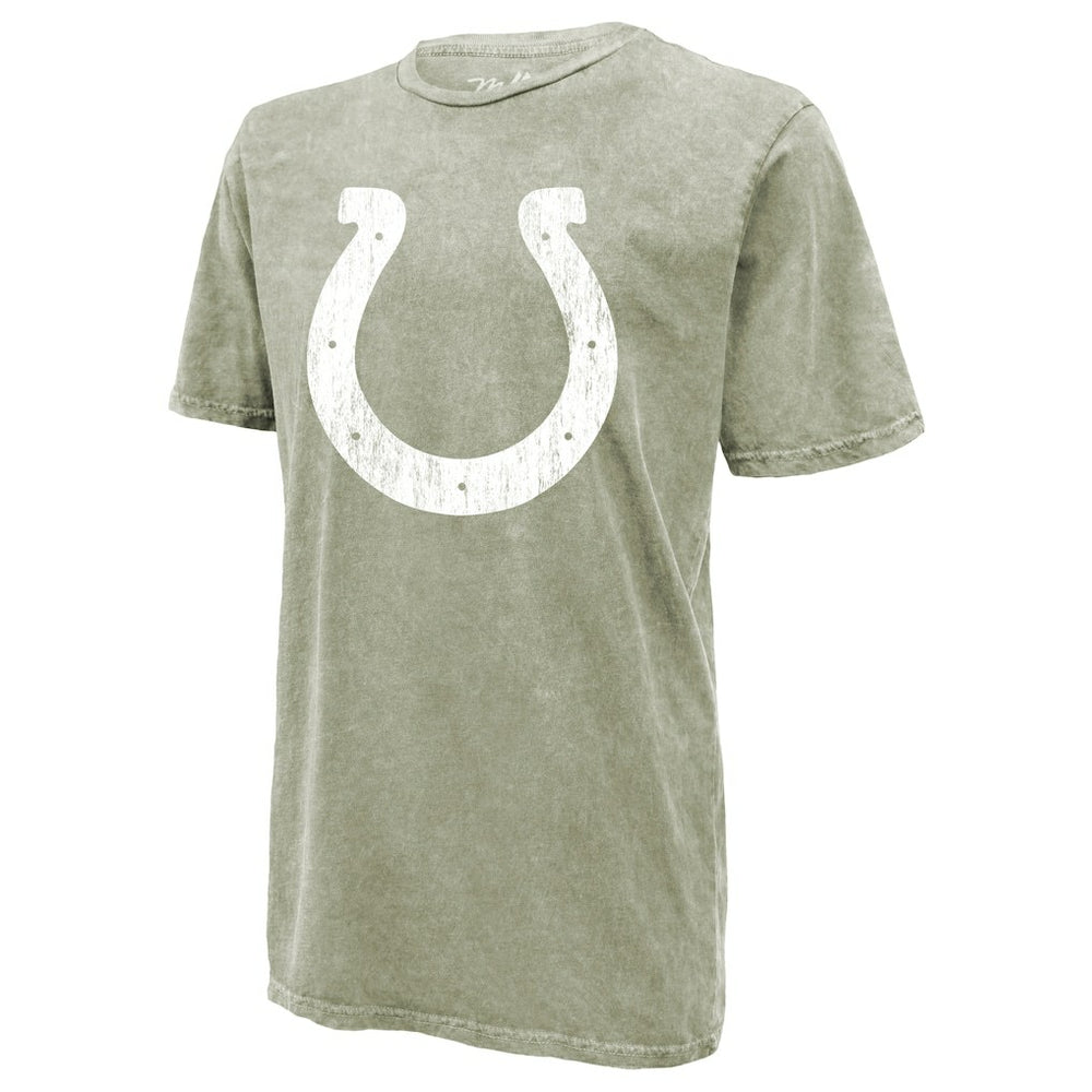 Tyler Warren Indianapolis Colts Majestic Threads Mineral Wash Name & Number T-Shirt - Moss Green T-shirts