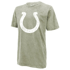 Tyler Warren Indianapolis Colts Majestic Threads Mineral Wash Name & Number T-Shirt - Moss Green T-shirts
