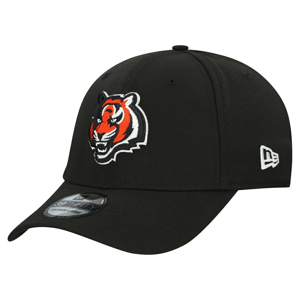 Cincinnati Bengals New Era Main 39THIRTY Flex Hat - Black Hats