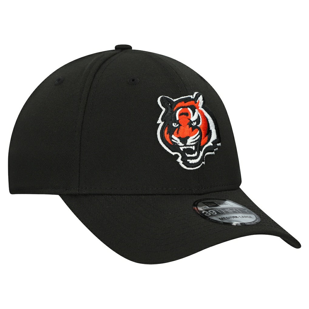 Cincinnati Bengals New Era Main 39THIRTY Flex Hat - Black Hats