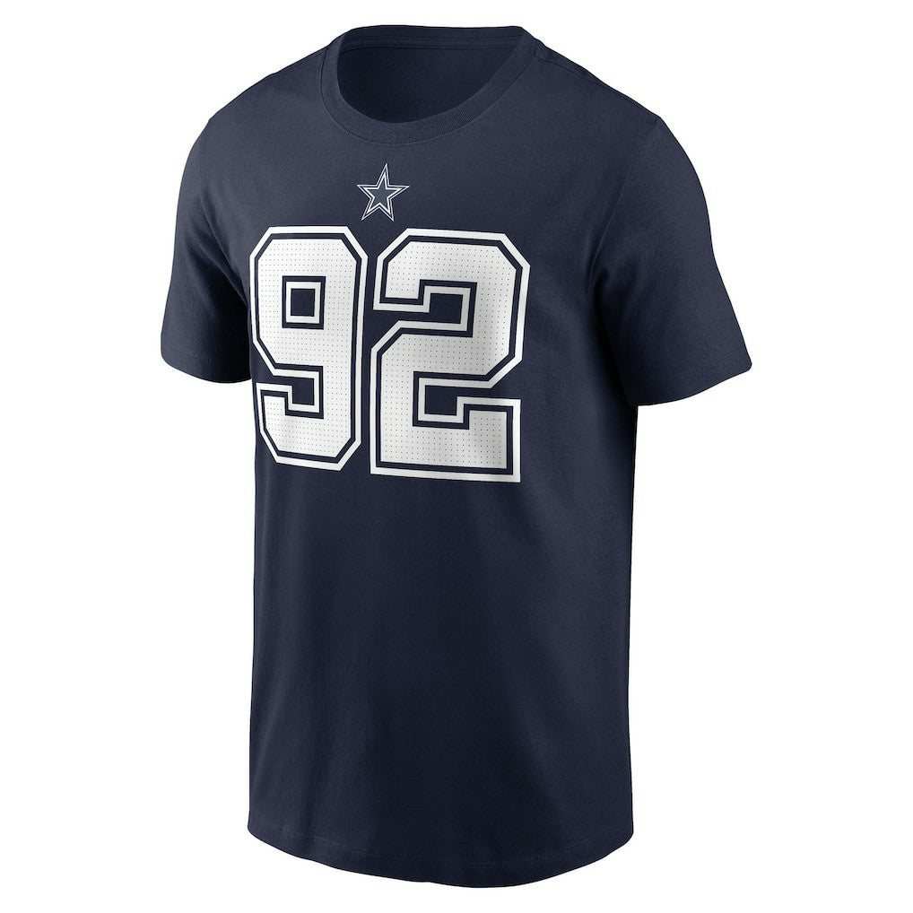 Quinnen Williams Dallas Cowboys Player Name & Number T-Shirt - Navy T-shirts