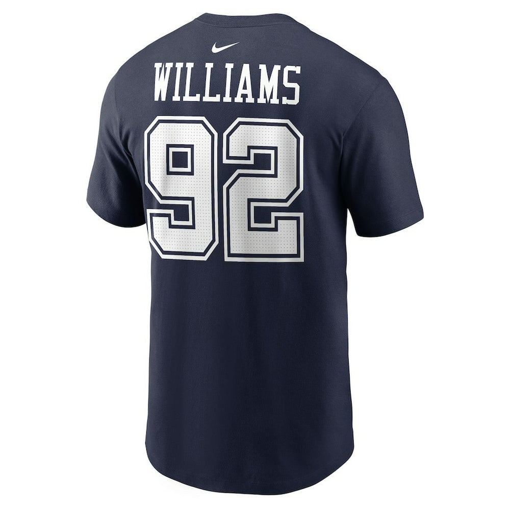 Quinnen Williams Dallas Cowboys Player Name & Number T-Shirt - Navy T-shirts