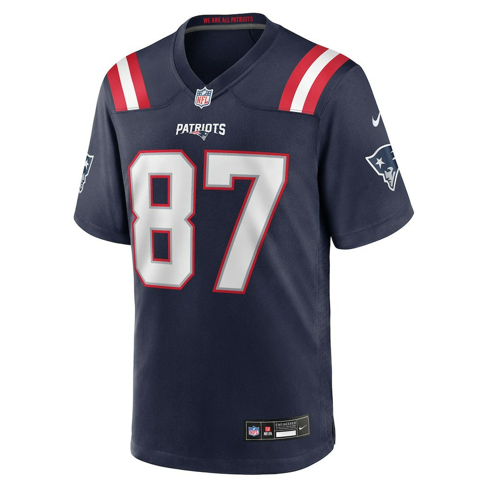 Rob Gronkowski New England Patriots Team Retired Player Game Jersey - Navy Jerseys