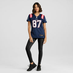 Rob Gronkowski New England Patriots Women's Team Retired Player Game Jersey - Navy Jerseys