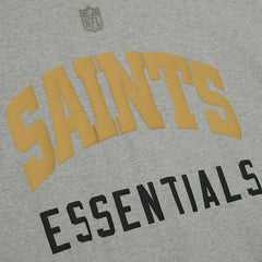 New Orleans Saints Fear of God x NFL Unisex 3/4-Sleeve T-Shirt - Heather Gray T-shirts