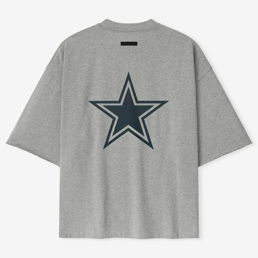 Dallas Cowboys Fear of God x NFL Unisex 3/4-Sleeve T-Shirt - Heather Gray T-shirts