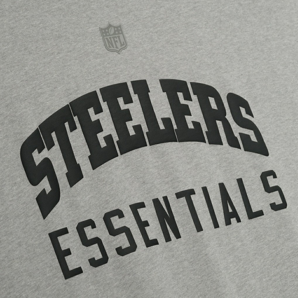 Pittsburgh Steelers Fear of God x NFL Unisex 3/4-Sleeve T-Shirt - Heather Gray T-shirts