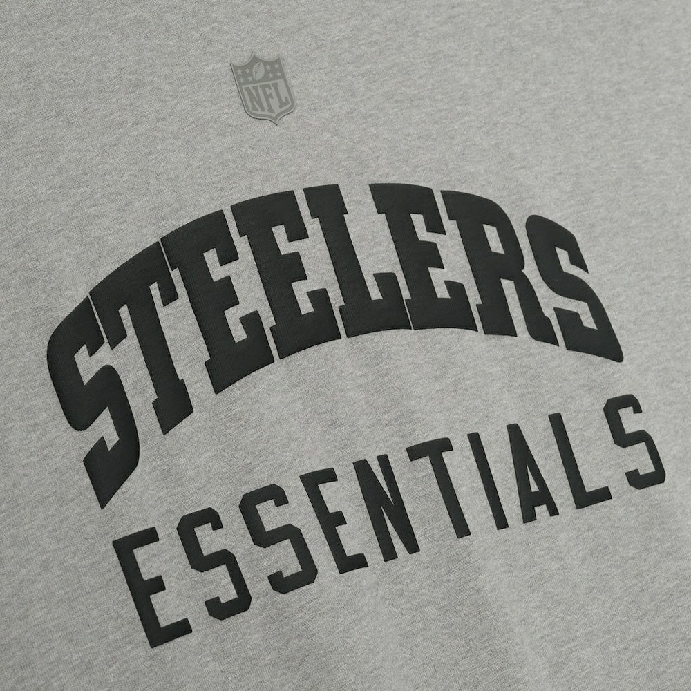 Pittsburgh Steelers Fear of God x NFL Unisex 3/4-Sleeve T-Shirt - Heather Gray T-shirts