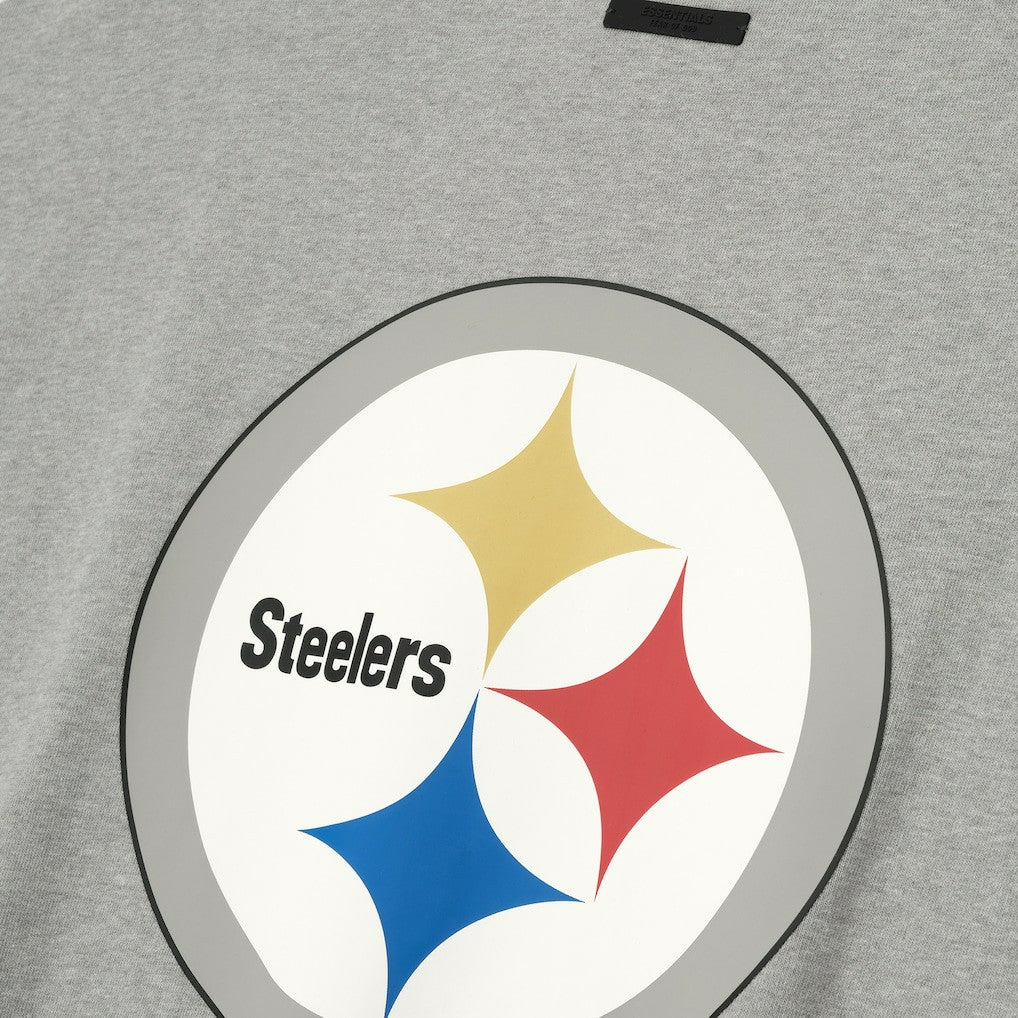 Pittsburgh Steelers Fear of God x NFL Unisex 3/4-Sleeve T-Shirt - Heather Gray T-shirts