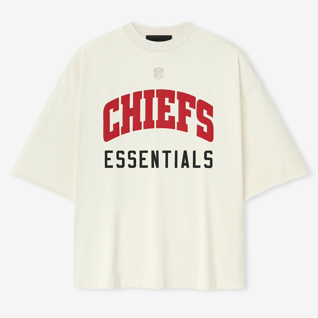 Kansas City Chiefs Fear of God x NFL Unisex 3/4-Sleeve T-Shirt - Cream T-shirts