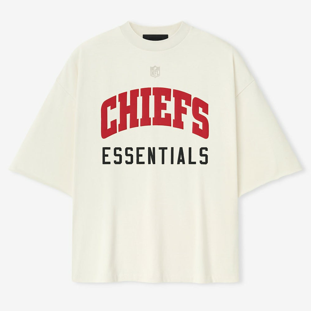 Kansas City Chiefs Fear of God x NFL Unisex 3/4-Sleeve T-Shirt - Cream T-shirts