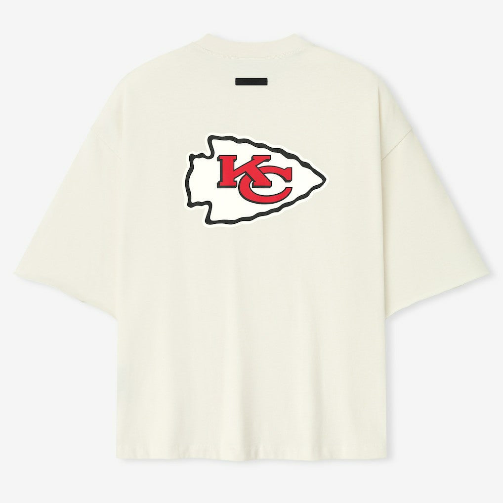Kansas City Chiefs Fear of God x NFL Unisex 3/4-Sleeve T-Shirt - Cream T-shirts