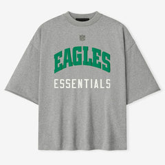 Philadelphia Eagles Fear of God x NFL Unisex 3/4-Sleeve T-Shirt - Heather Gray T-shirts
