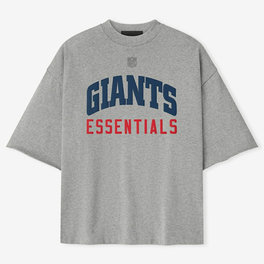 New York Giants Fear of God x NFL Unisex 3/4-Sleeve T-Shirt - Heather Gray T-shirts