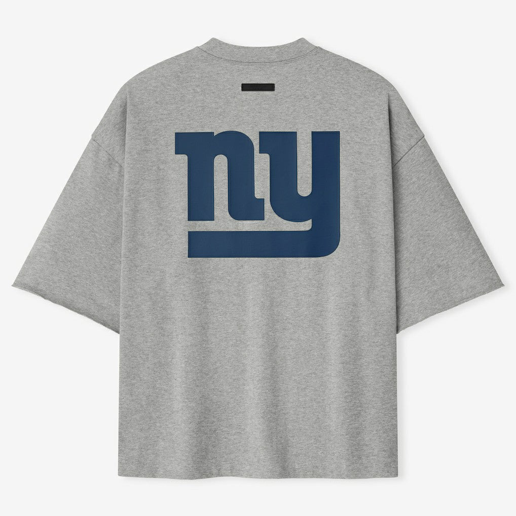 New York Giants Fear of God x NFL Unisex 3/4-Sleeve T-Shirt - Heather Gray T-shirts