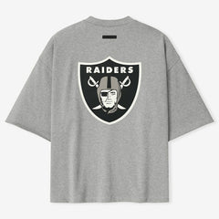 Las Vegas Raiders Fear of God x NFL Unisex 3/4-Sleeve T-Shirt - Heather Gray T-shirts