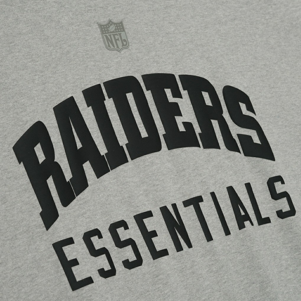 Las Vegas Raiders Fear of God x NFL Unisex 3/4-Sleeve T-Shirt - Heather Gray T-shirts