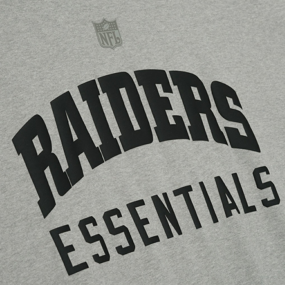 Las Vegas Raiders Fear of God x NFL Unisex 3/4-Sleeve T-Shirt - Heather Gray T-shirts