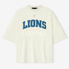 Detroit Lions Fear of God x NFL Unisex 3/4-Sleeve T-Shirt - Cream T-shirts