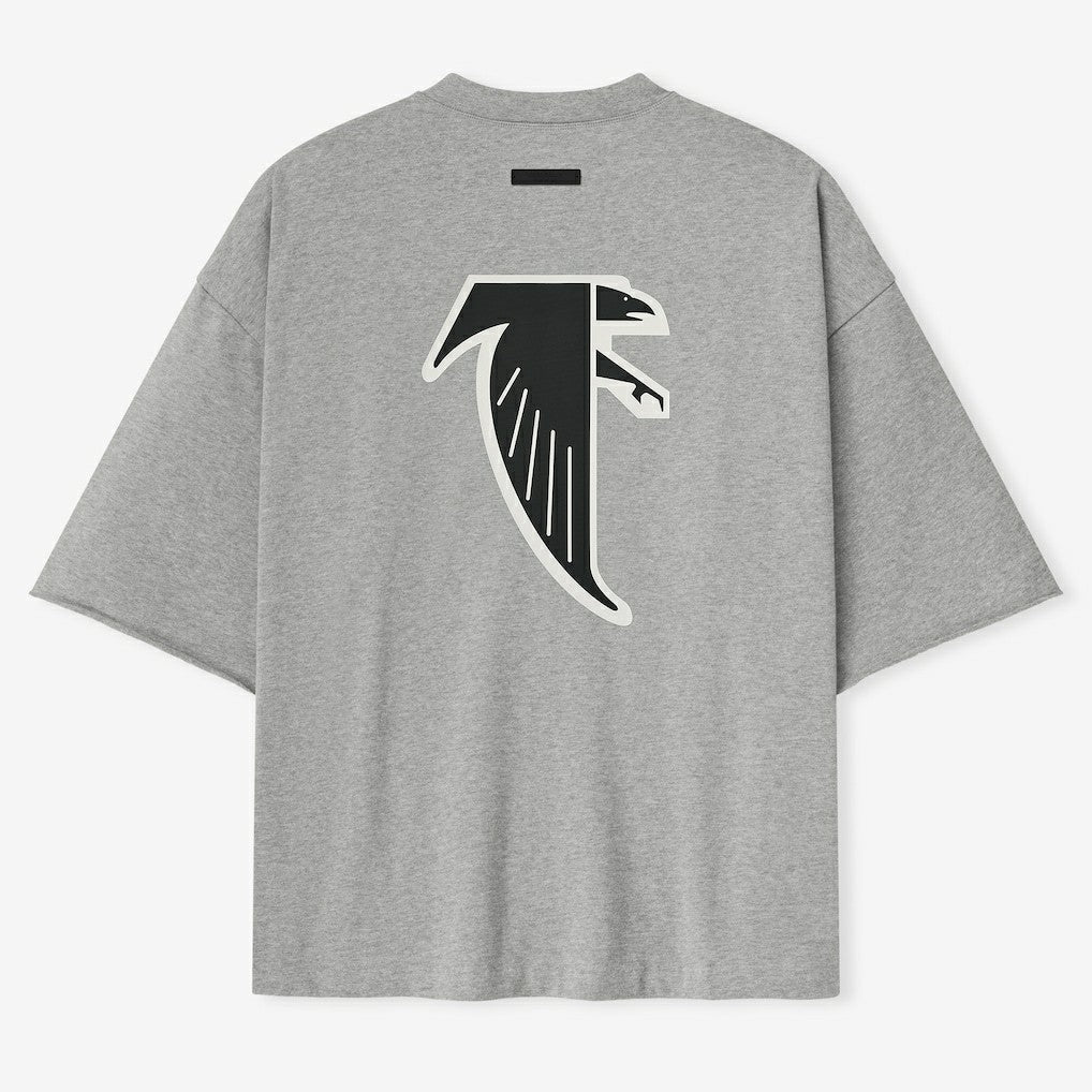 Atlanta Falcons Fear of God x NFL Unisex 3/4-Sleeve T-Shirt - Heather Gray T-shirts