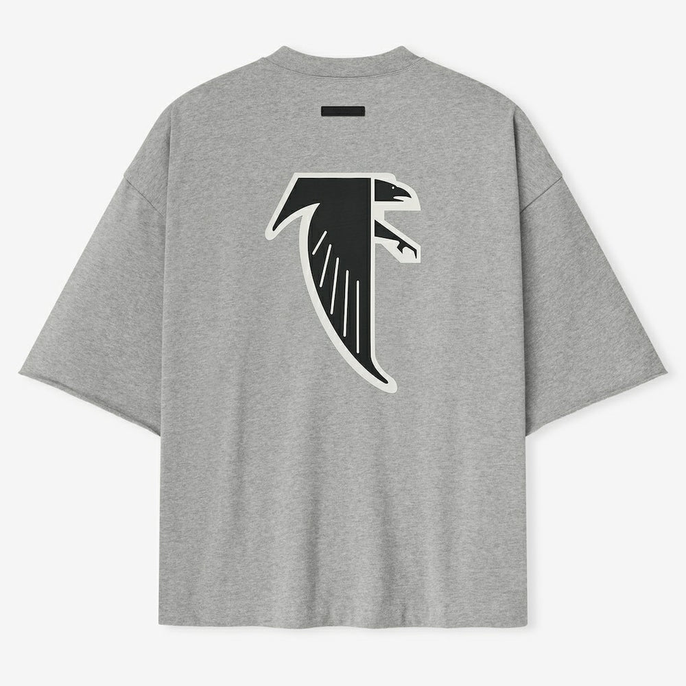 Atlanta Falcons Fear of God x NFL Unisex 3/4-Sleeve T-Shirt - Heather Gray T-shirts