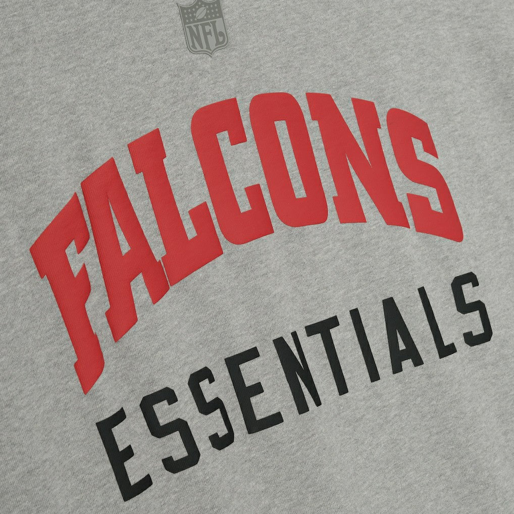 Atlanta Falcons Fear of God x NFL Unisex 3/4-Sleeve T-Shirt - Heather Gray T-shirts