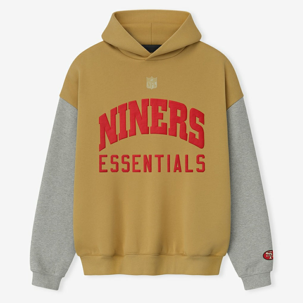 San Francisco 49ers Fear of God x NFL Unisex Sport Hoodie - Gold/Heather Gray Hoodies