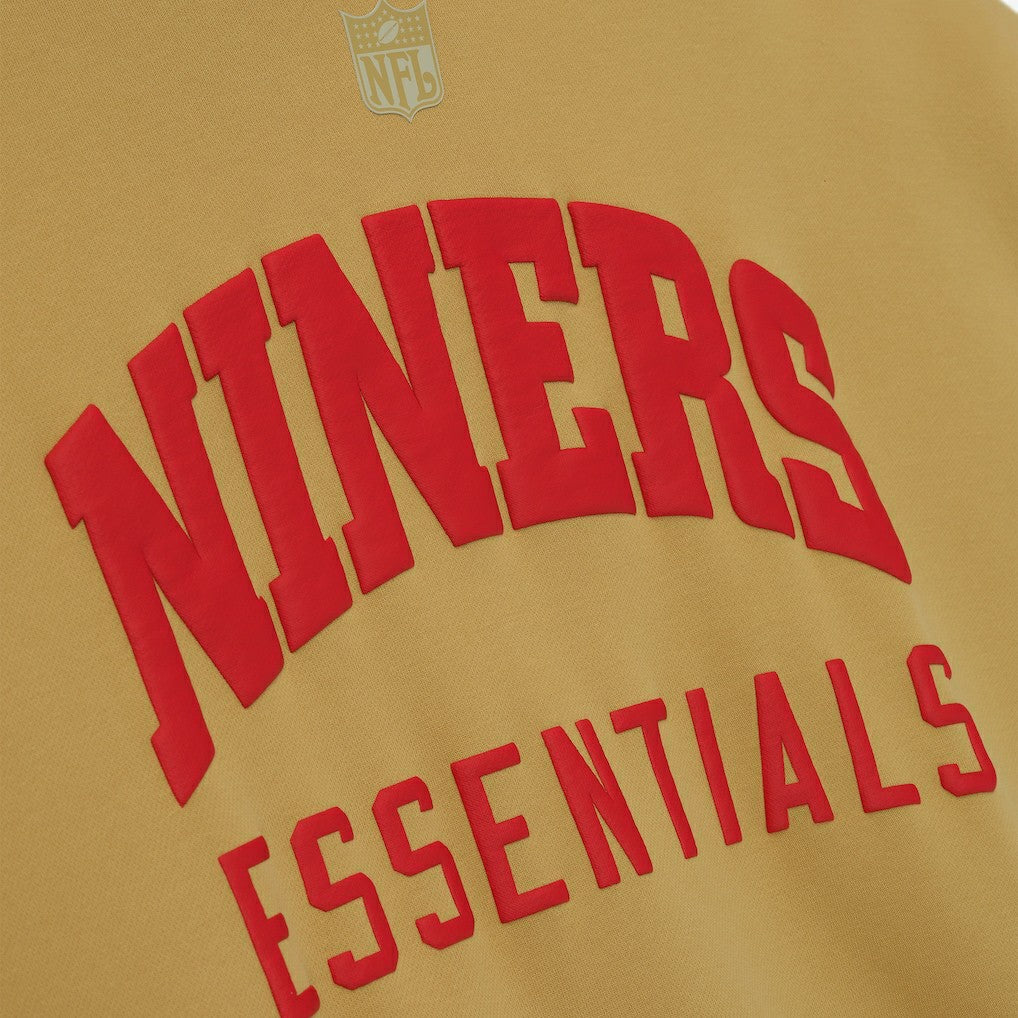 San Francisco 49ers Fear of God x NFL Unisex Sport Hoodie - Gold/Heather Gray Hoodies