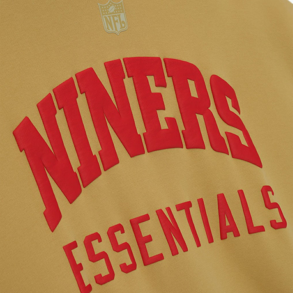 San Francisco 49ers Fear of God x NFL Unisex Sport Hoodie - Gold/Heather Gray Hoodies