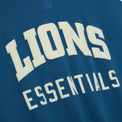 Detroit Lions Fear of God x NFL Unisex Sport Hoodie - Blue/Heather Gray Hoodies