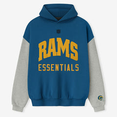 Los Angeles Rams Fear of God x NFL Unisex Sport Hoodie - Royal/Heather Gray Hoodies