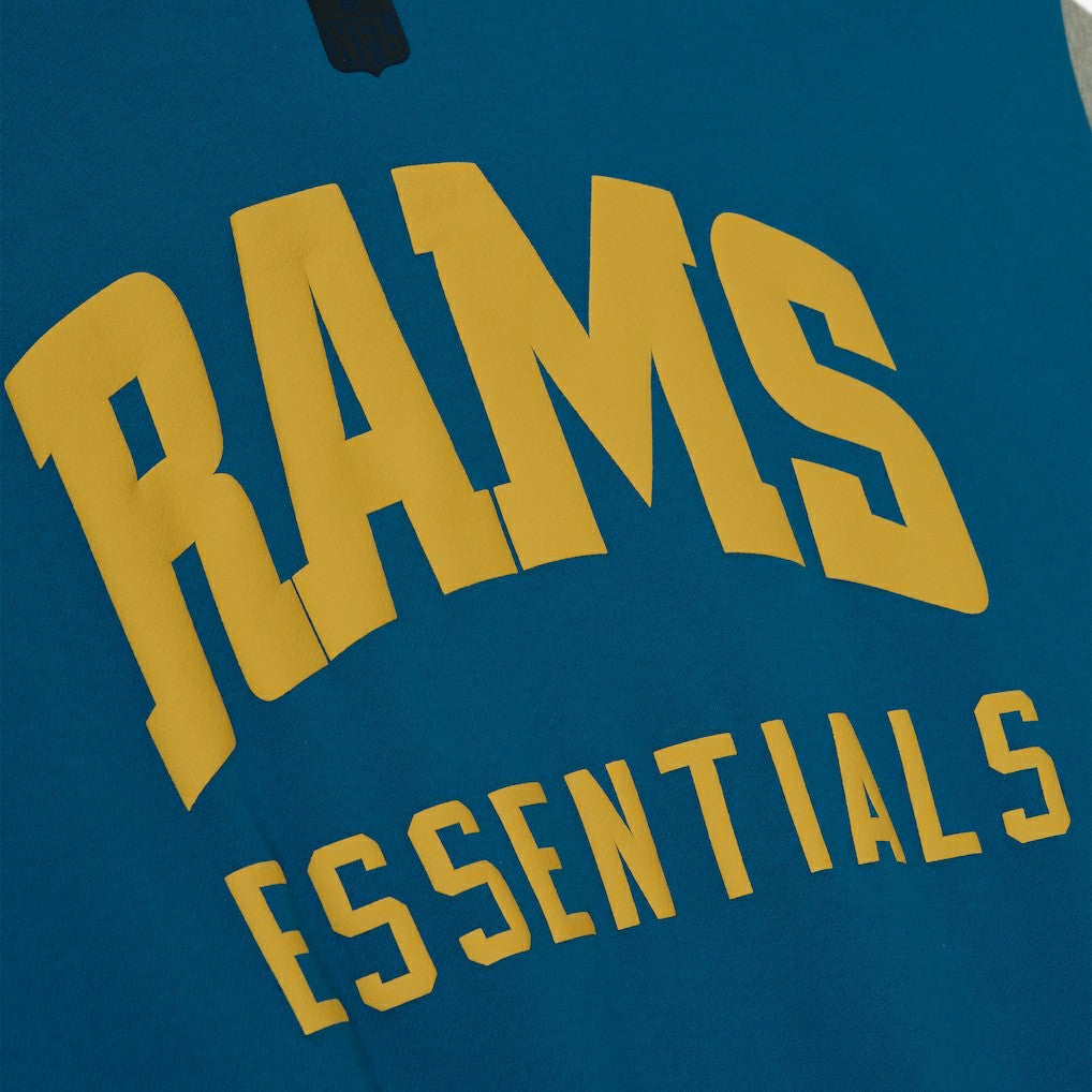 Los Angeles Rams Fear of God x NFL Unisex Sport Hoodie - Royal/Heather Gray Hoodies