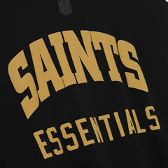 New Orleans Saints Fear of God x NFL Unisex Sport Hoodie - Black/Heather Gray Hoodies