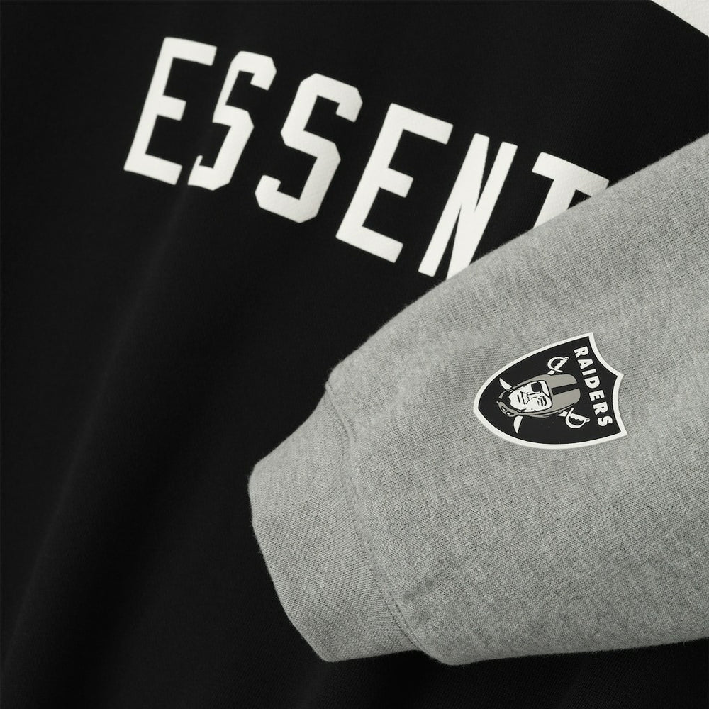 Las Vegas Raiders Fear of God x NFL Unisex Sport Hoodie - Black/Heather Gray Hoodies