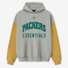 Green Bay Packers Fear of God x NFL Unisex Sport Hoodie - Heather Gray/Gold Hoodies