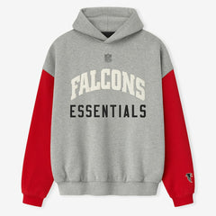 Atlanta Falcons Fear of God x NFL Unisex Sport Hoodie - Heather Gray/Red Hoodies