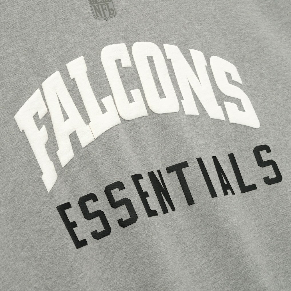 Atlanta Falcons Fear of God x NFL Unisex Sport Hoodie - Heather Gray/Red Hoodies