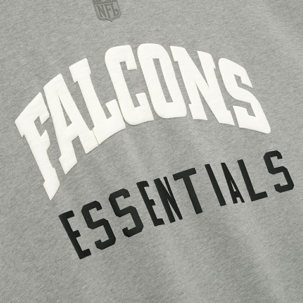 Atlanta Falcons Fear of God x NFL Unisex Sport Hoodie - Heather Gray/Red Hoodies