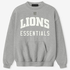 Detroit Lions Fear of God x NFL Unisex Sport Sweatshirt - Heather Gray Sweatshirts