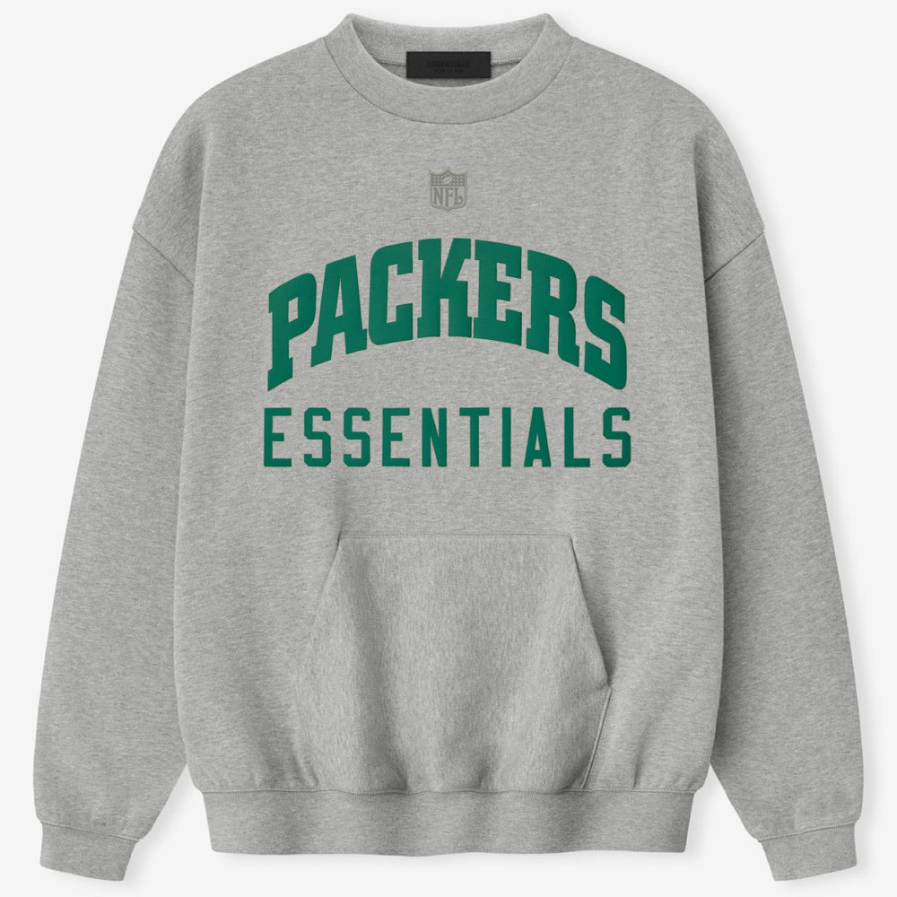 Green Bay Packers Fear of God x NFL Unisex Sport Sweatshirt - Heather Gray Sweatshirts